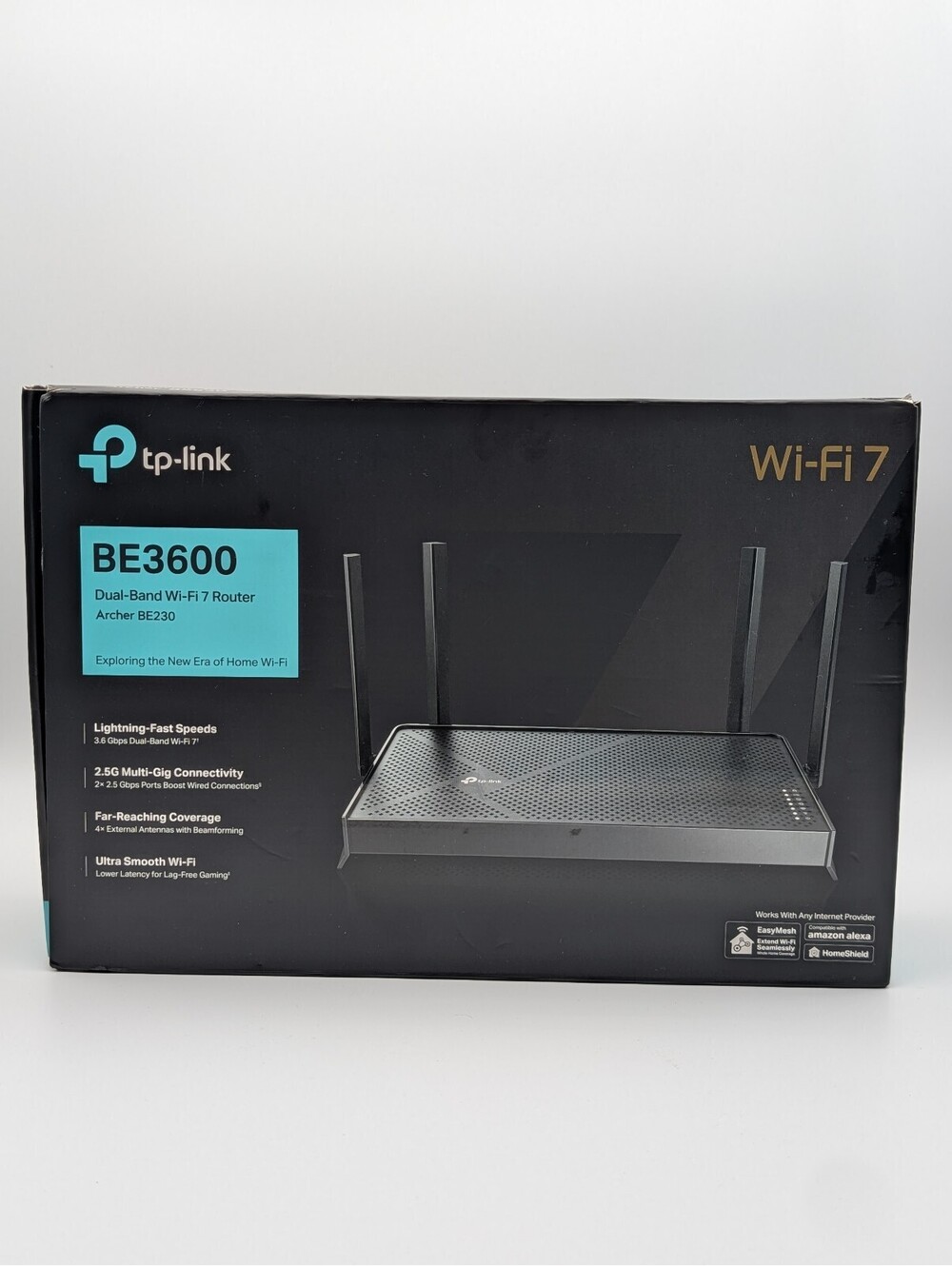 TP-Link Archer BE230 BE3600 Dual-Band Wi-Fi 7 Router 2.5G Multi-Gig